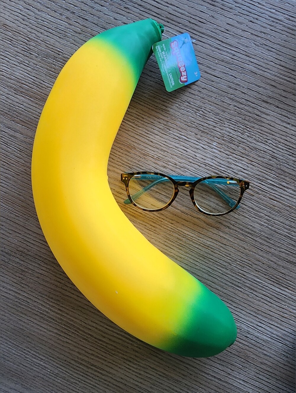 🍌JYMBO❗️Banana Fidget Toy - Yellow/Green Squishy Stress Reliever  Viral NWT Y2K
